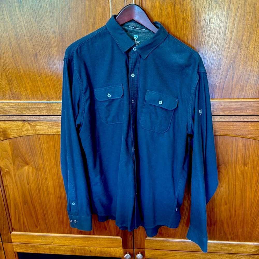 KÜHL Soft Blue Button-Down Shirt